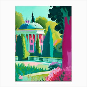 Schönbrunn Palace Gardens, Austria Abstract Still Life Canvas Print