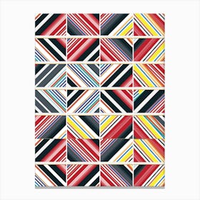 Zig Zags Pattern Canvas Print