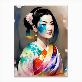 Geisha 106 Canvas Print