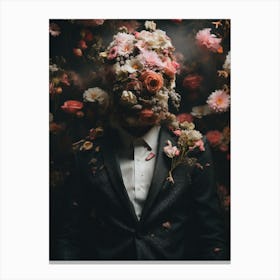 Flower Man Canvas Print