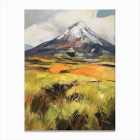 Cotopaxi Ecuador 2 Mountain Painting Canvas Print