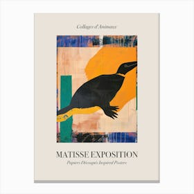 Platypus Duck 2 Matisse Inspired Exposition Animals Poster Canvas Print