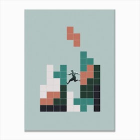 Life Tetris Canvas Print