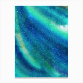 Synthwave neon space #15 - Aurora Borealis Canvas Print