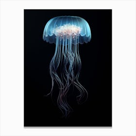 Irukandji Jellyfish Simple Illustration 2 Canvas Print