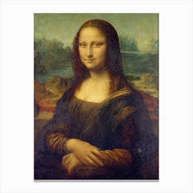 Mona Lisa, Leonardo Da Vinci Canvas Print