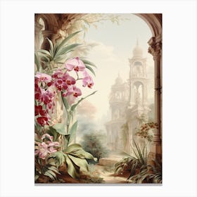 Orchid Victorian Style 2 Canvas Print