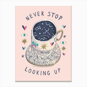 Never Stop Looking Up Canvas Print