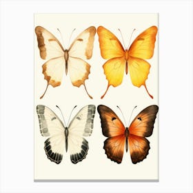 Watercolor Butterflies 1 Canvas Print