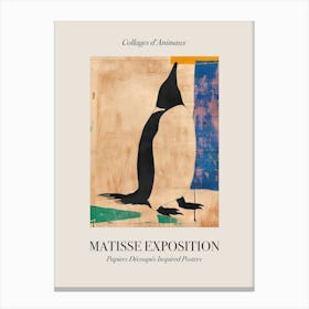 Penguin 4 Matisse Inspired Exposition Animals Poster Canvas Print