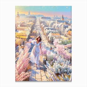 City In Bloom Canvas Print