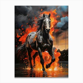 Fire Horse 2 Canvas Print