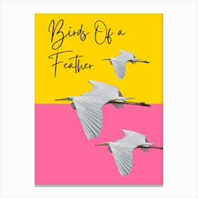 Birds Of A Feather Canvas Print