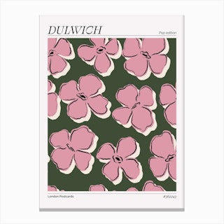 Dulwich Floral Canvas Print