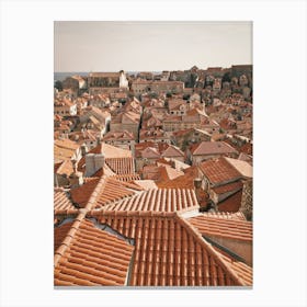 Croatia Rooftops Canvas Print
