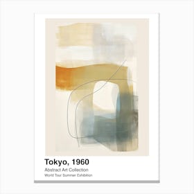 World Tour Exhibition, Abstract Art, Tokyo, 1960 8 Canvas Print