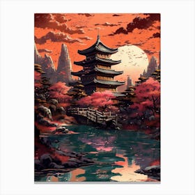 Japanese Pagoda 18 Canvas Print