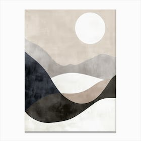 Gentle Rhythms Minimalist Style Canvas Print