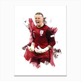 Jordan Pickford Canvas Print