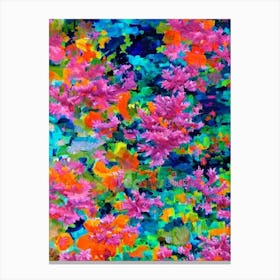 Acropora Tenius Vibrant Painting Canvas Print