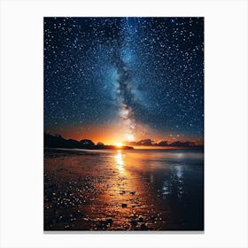 Starry Night Sky 4 Canvas Print