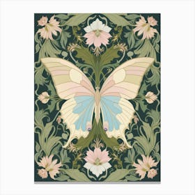 Butterfly Style William Morris 2 Canvas Print