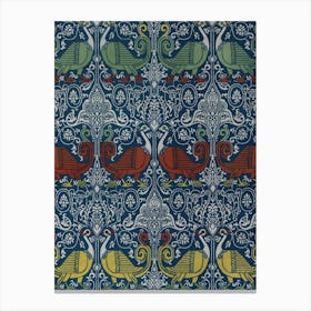 Arabic Art Pattern, Emile Prisses D’Avennes, La Decoration Arabe, Digitally Enhanced Lithograph From Own2 Canvas Print