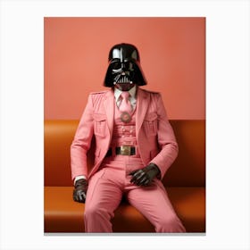 Darth Vader In Wes Anderson Style 26 Canvas Print