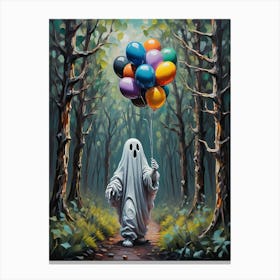 Ghost In The Woods Canvas Print