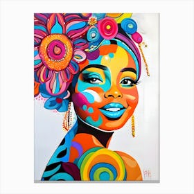 African Woman-Reimagined 1 Canvas Print