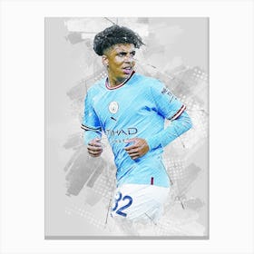 Rico Lewis Manchester City Canvas Print