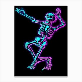 Skeleton Dancing 1 Canvas Print