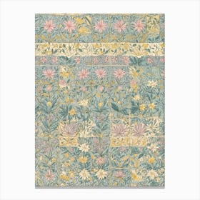 Pastel Floral Canvas Print