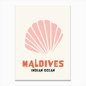 Maldives Peach Canvas Print