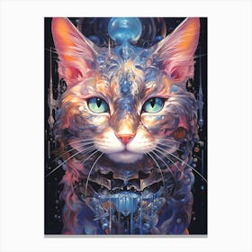 Cat In Space 1 Canvas Print