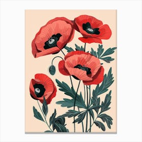 Poppies 48 Canvas Print