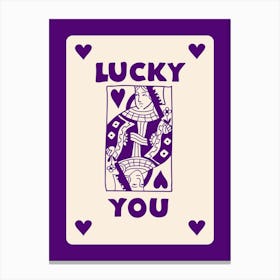 Lucky You 11 Canvas Print