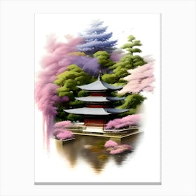 Asian Pagoda Canvas Print