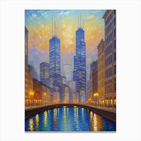 Chicago Skyline Canvas Print