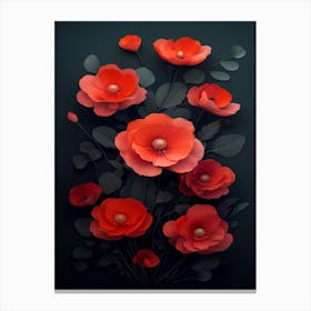 Red Poppies Canvas Print