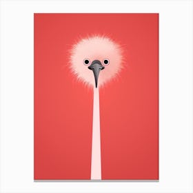 Minimalist Emu 1 Illustration Canvas Print