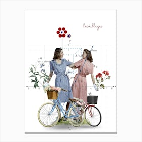 Bicyclette Canvas Print