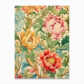 Floral Wallpaper 255 Canvas Print