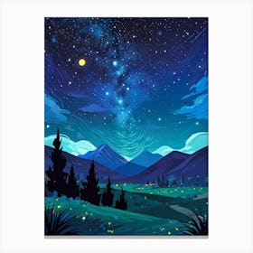 Night Sky 22 Canvas Print