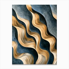 Abstract Of Waves Canvas Print