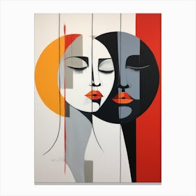 Two Faces 4 Canvas Print