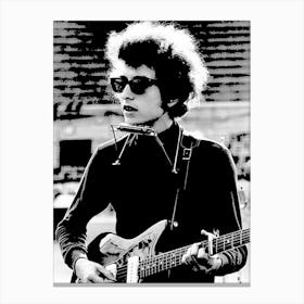 bob dylan music 2 Canvas Print