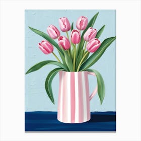 Pink Tulips Canvas Print