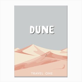 Dune Travel One Canvas Print