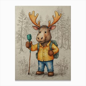 Moose Canvas Print